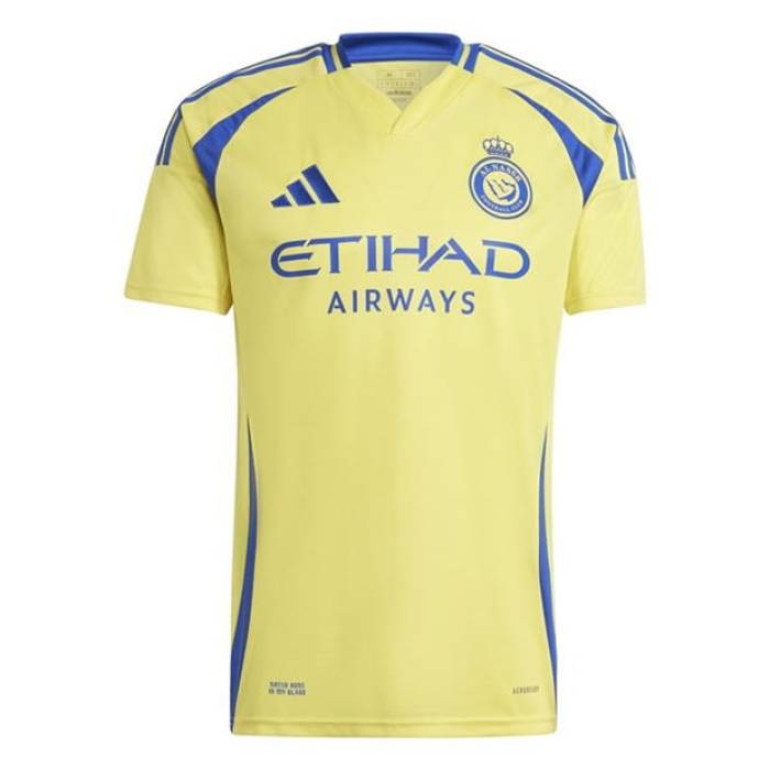 アディダス Adidas 【 Al Nassr Home Shirt 2024 2025 Adults Men Yellow/Blue 】 スポーツ アウトドア...