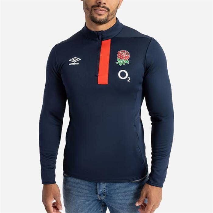 アンブロ Umbro 【 England Rugby Half Zip Fleece Top 2023 2024 Adults Men 】 ラグビー ハーフ フリース スポーツ アウトドア ラグビー ウェア ハーフパンツ ショートパンツ メンズ