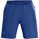 アンダーアーマー Under Armour 【 Armour Launch 2-In-1 7 Shorts Men Tech Blue 】 ショーツ スポーツ ...