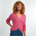 Joe Browns 【 Wrap Pink Sweater Women Pink 】 wrap ラップ pink ピンク トレーナー レディースファッション ...