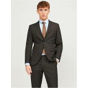 Jack And Jones 【 Checkered Blazer Men Choco Torte 】 ブレイザー メンズファッション その他 メンズ