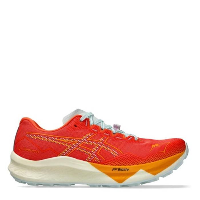 å Asics  Fujispeed 3 Trail Running Shoes Mens Men Nva Ornge/Ube ...