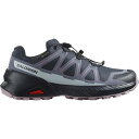 サロモン Salomon 【 Speedcross Peak Goretex Ladie's Trail Running Shoes Women Blue Ni...