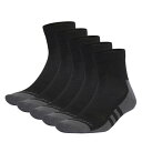 アディダス Adidas 【 Aeroready Ankle 6 Pack Socks Junior Kids Black/Grey 】 ソックス・靴下 キッズ...