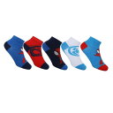 Character 【 Trainer Sock 5Pk Children Kids Spider-Man 】 トレーナー キッズ ベビー マタニティ キッズフ...