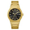 ゲス Guess 【 Jet Watch Unisex Gold/Black 】 Watch ウォッチ・時計 腕時計 男女兼用腕時計 ユニセックス ゴールド 黒...