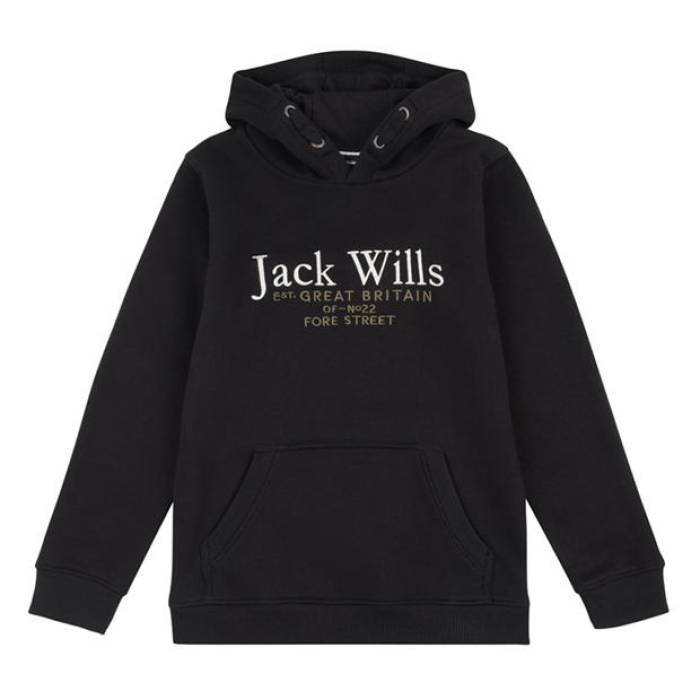 ジャック ウィルス Jack Wills 【 Kids Batsford Script Logo Hoodie Kids 】 スクリプト ロゴ フーディー パーカー キッズ ベビー マタニティ キッズファッション トップス パーカー ジュニア キッズ