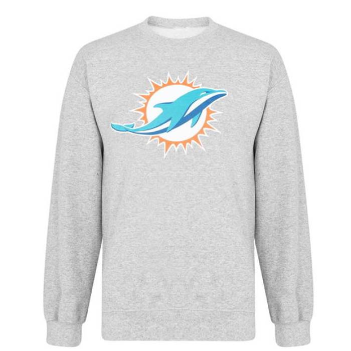 Nfl 【 Logo Crew Sweatshirt Mens Men Dolphins 】 ロゴ クルー スウェット トレーナー メンズ スポーツ アウトドア アメリカンフットボール ウェア メンズ ドルフィンズ