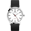 セコンダ Sekonda 【 Nordic 40Mm Silver Watch Round Case White Dial Unisex 】 Silver 銀色...