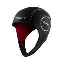 Zone3 【 Neoprene Heat-Tech Warmth Swim Cap Unisex Black/Red 】 キャップ 帽子 スポーツ アウトドア...
