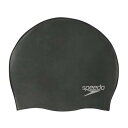 スピード Speedo 【 Silicone Swimming Cap Adults Unisex Black 】 キャップ 帽子 スポーツ アウトドア 水泳 ...