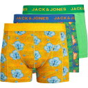 Jack And Jones 【 3 Pack Trunks Mens Men Palace Blue 】 メンズ インナー 下着 ナイトウェア メンズ インナー 下着 ボクサーパンツ メンズ 青色 ブルー