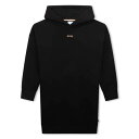 ボス Boss 【 Logo Hoodie Dress Juniors Kids 】 ロゴ フーディー パーカー ドレス キッズ ベビー マタニティ キッズファ...