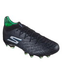 スケッチャーズ Skechers 【 Skx_01 Diamond Firm Ground Football Boots Men Black/Silver 】 ...