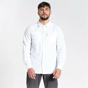 Craghoppers 【 Crag Nl Adv Ls Shirt Sn99 Men Optic White 】 スポーツ アウトドア アウトドア ウェア メ...