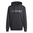 アディダス Adidas 【 Terrex Multi Large Logo Hoodie Men Black 】 ロゴ フーディー パーカー スポーツ アウト...