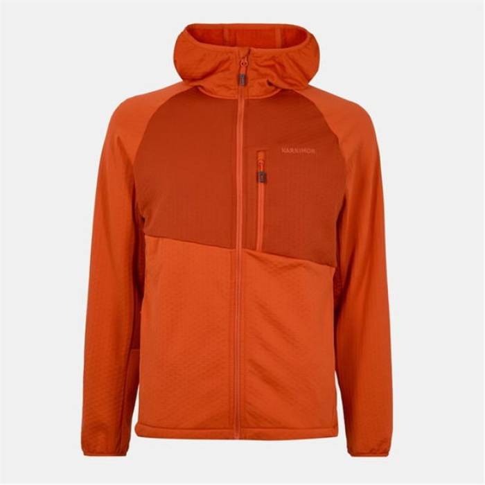 Karrimor  Grid Fleece Hood Jacket Mens Men Orange  ե꡼ Jacket 㥱å...