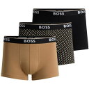 ボス Boss 【 3-Pack Power Boxer Shorts Men 】 3個入 Power パワー ショーツ インナー 下着 ナイトウェア メンズ ...