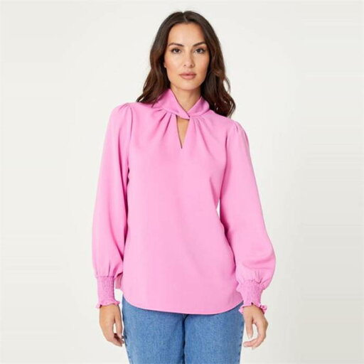 Be You 【 Twist Neck Blouse Women 】 レディースファッション チュニック レディース Be You 【 Twist Neck Blouse Women 】 レディースファッション チュニック レディース