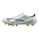 ミズノ Mizuno 【 Alpha Ii Elite Mens Soft Ground Rugby Boots Men Wht/Slv Iri/Blk 】 アルファ エリート メンズ ラグビー ブーツ スポーツ アウトドア ラグビー シューズ メンズ