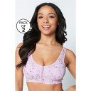 Be You 【 Pack Zip Through Floral Bra Women Multi 】 インナー 下着 ナイトウェア レディース インナー 下着 ランジェリー ブラジャー レディース