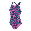 スピード Speedo 【 Hyperboom Allover Medalist Women Navy/Orchid 】 スポーツ アウトドア 水泳 競技水着 ...