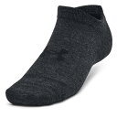 アンダーアーマー Under Armour 【 Essential No Show 3Pk Men Black 】 スポーツ アウトドア アウトドア ウェア メ...