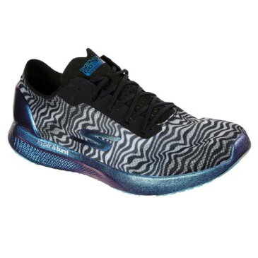 SKECHERS SKECHERS PERFORMANCE スケッチャーズ スケッチャーズ パフォーマンス スピード 黒色 ブラック 青色 ブルー スニーカー 【 SPEED SKECHERS PERFORMANCE GOMEB 6 CLOAK HYPER BLACK BLUE 】