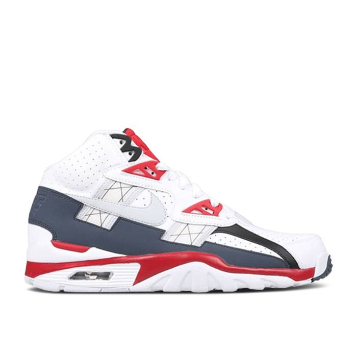 ナイキ Nike 【 Air Trainer Sc High Men White/Metallic Platinum-Dark Magnet Grey 】 トレ...