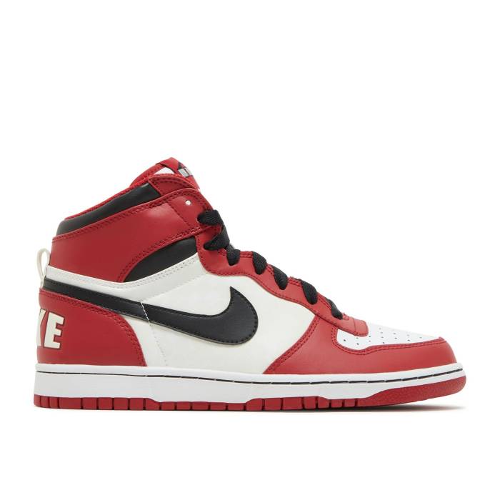 ナイキ Nike 【 Big High 'Bulls' Men White/Red/Black 】 ハイ 靴 メンズ靴 スニーカー メンズ 白色 ホワイト Re...