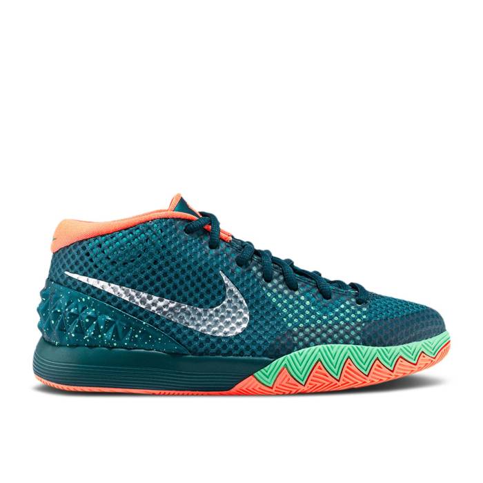 ʥ Nike  Kyrie 1 Gs 'Flytrap' Youth Mnt/White-Emrld Grn-Fchs Flsh  ...