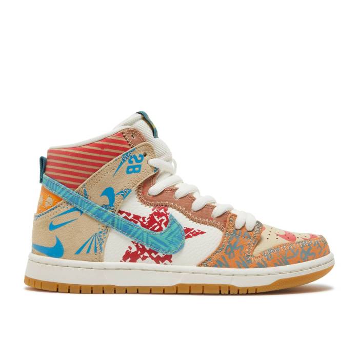 ナイキ Nike 【 Thomas Campbell X Sb Dunk High 'What The' Special Box Men Ice Jade/Ci...