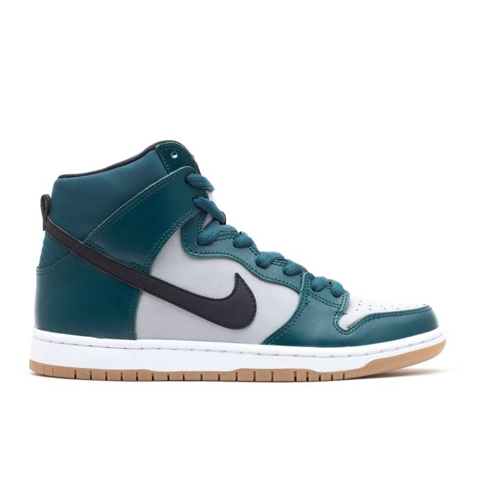 ʥ Nike  Dunk High Pro Sb 'Newport' Men Dark Atomic Teal/Wolf Grey-Black  ...