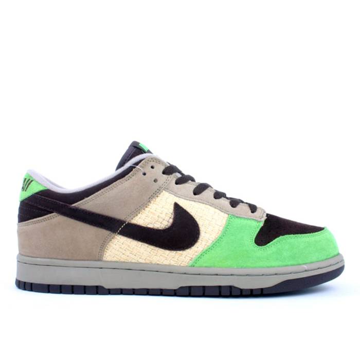 ナイキ Nike 【 Kickshawaii X Dunk Low 'Aloha' Men Khaki/Baroque Brown-Mean Green 】 ダ...