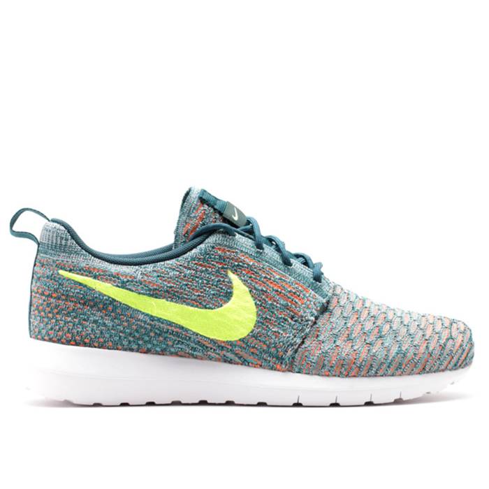 ナイキ Nike 【 Flyknit Rosherun Men Mnrl Tl/Vlt-Dk Atmc Tl-Hypr Jd 】 フライニット ローシラン 靴 メンズ靴 スニーカー メンズ(4)