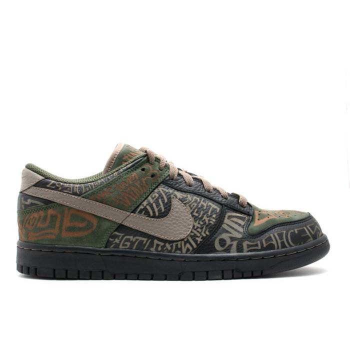 ナイキ Nike 【 Dunk Low Premium 'Doernbecher' Men Black/Olive-Grey-Deep Green 】 ダンク ...