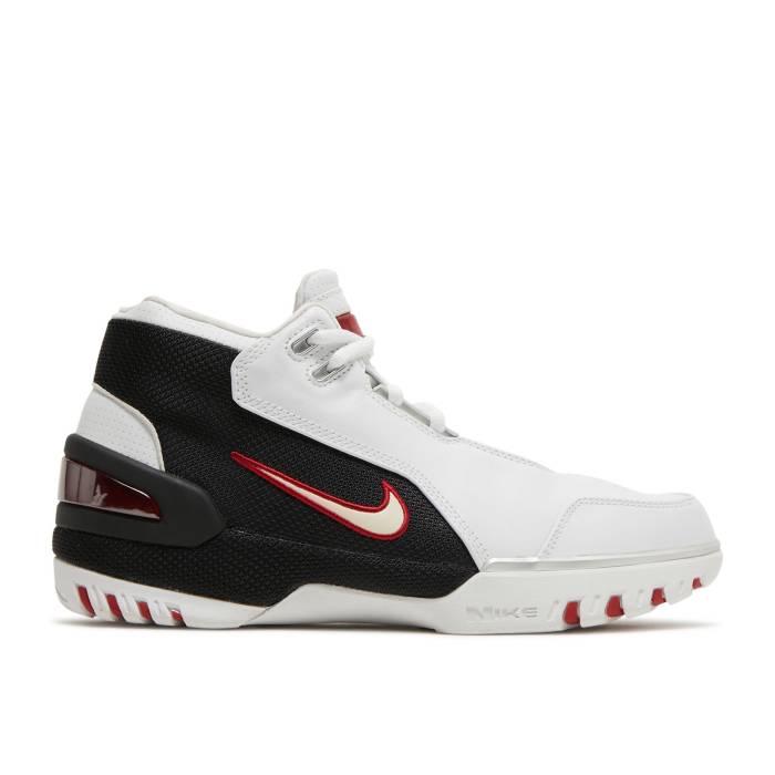 ナイキ Nike 【 Air Zoom Generation 'Debut' 2003 Men White/White-Varsity Crimson-Black 】 ズーム 靴 メンズ靴 スニーカー メンズ 白色 ホワイト
