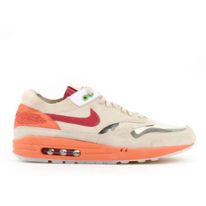 ナイキ Nike 【 Clot X Air Max 1 Premium 'Kiss Of Death' 2006 Men Net/Deep Red/Orange...