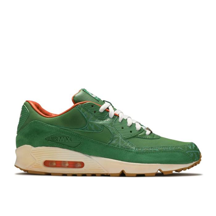 ナイキ Nike 【 Air Max 90 Premium 'Homegrown' Men Grass/Grass-Orange Blaze 】 マックス Pr...