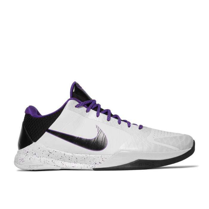ナイキ Nike 【 Zoom Kobe 5 'Inline' Men White/Black-Vrsty Purple-Dl Sl 】 ズーム Kobe コー...