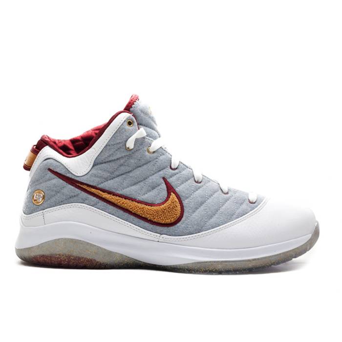 ʥ Nike  Lebron 7 P.s. Pop 'Muppets' Men White/Brnz-Tm Rd-Wlf Gry (Mvp)  Lebr...