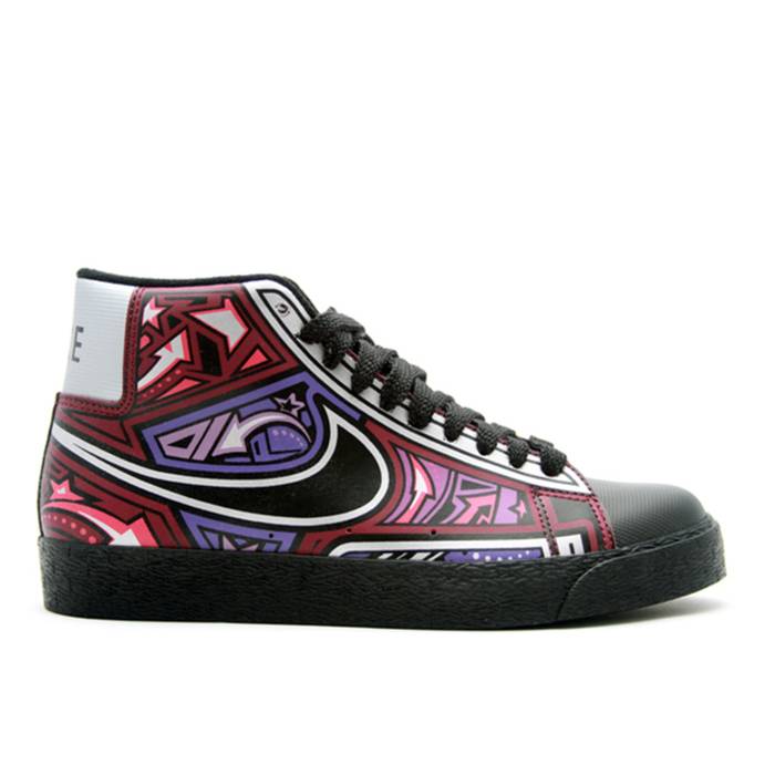 ʥ Nike  Blazer High Men Blck/Blck-Chrrywd Rd-Vrsty Prp  ֥쥤 ϥ  󥺷 ˡ...