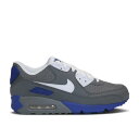 ナイキ Nike 【 Air Max 90 Men Cool Grey/Hyper Blue 】 マックス 靴 メンズ靴 スニーカー メンズ クール 灰色 グレー 青色 ブルー(4)