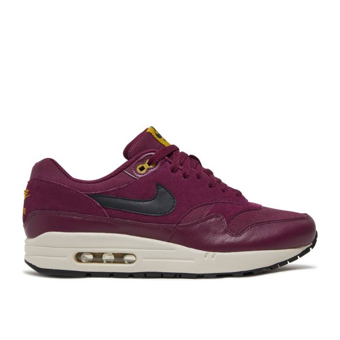 ナイキ Nike 【 Air Max 1 Premium 'Bordeaux' Men Bordeaux/Desert Moss/Black/Black 】 マックス Premium プレミアム 靴 メンズ靴 スニーカー メンズ 黒色 ブラック