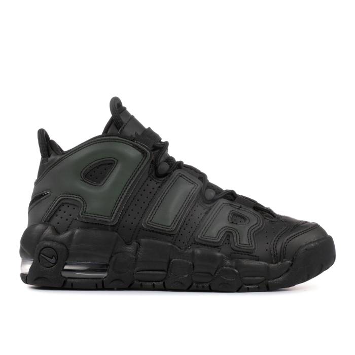 ʥ Nike  Air More Uptempo Gs 'Reflective' Youth Black/Black-Wolf Gre...