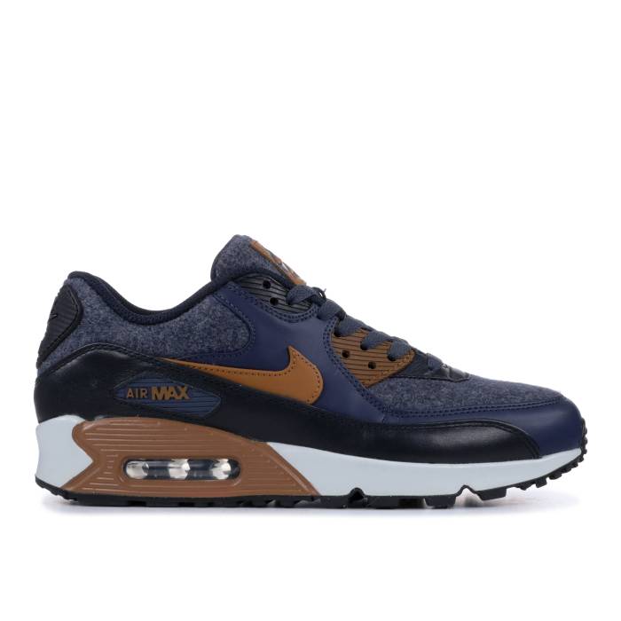 ナイキ Nike 【 Air Max 90 Premium 'Thunder Blue' Men Thunder Blue/Ale Brown-Dark Obsidian 】 マックス Premium プレミアム 靴 メンズ靴 スニーカー メンズ サンダー 青色 ブルー