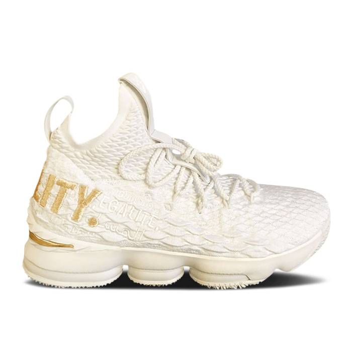 ナイキ Nike 【 Lebron 15 'Equality' Pe Men Black/White-Gold 】 Lebron レブロン 靴 メンズ靴 スニー...