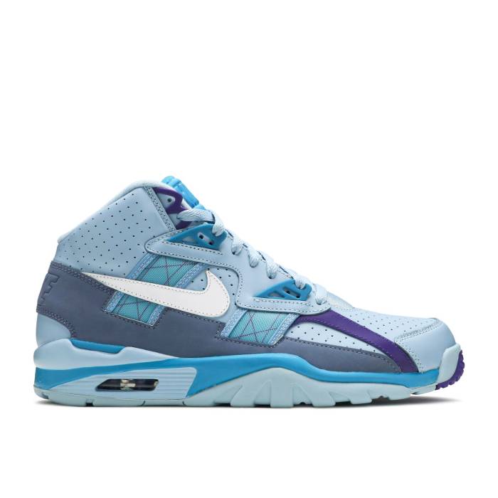 ナイキ Nike 【 Air Trainer Sc High 'Leche Blue' Men Leche Blue/White-Neo Turquoise 】 トレーナー ハイ 靴 メンズ靴 スニーカー メンズ 青色 ブルー