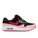 ナイキ Nike 【 Air Max 1 Qs Gs 'Black Speed Red' Youth Black/Speed Red/Bleached Coral 】 マックス Speed スピード キッズ ベビー マタニティ キッズファッション 靴 スニーカー ジュニア キッズ 黒色 ブラック Sp