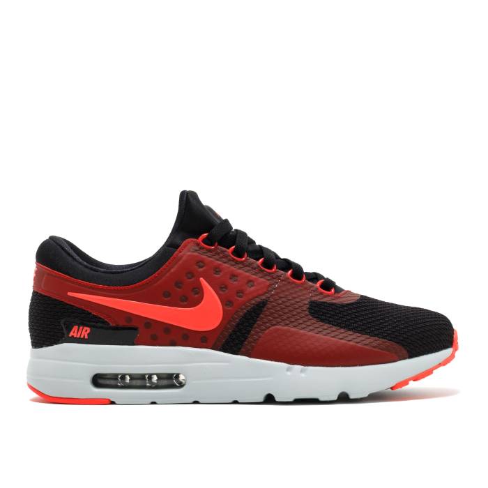 ナイキ Nike 【 Air Max Zero Essential 'Black Bright Crimson' Men Black Bright/Crimson Red 】 マックス ゼロ 靴 メンズ靴 スニーカー メンズ 黒色 ブラック クリムゾン Red 赤・レッド